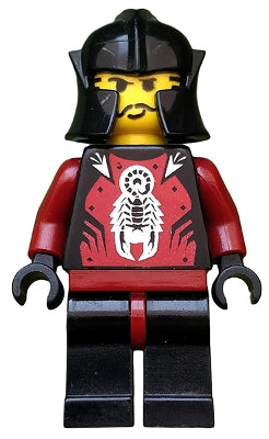 Preowned LEGO® Minifigure – Castle cas283 Knights Kingdom II Shadow Knight Adventurer Head