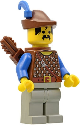 Preowned LEGO® Minifigure – Castle cas286 Dark Forest Forestman 2 w/Quiver