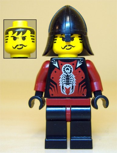 Preowned LEGO® Minifigure – Castle cas291 Knights Kingdom II Shadow Knight Vladek Black Nec