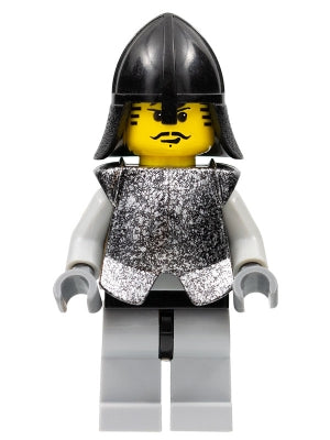 Preowned LEGO® Minifigure – Castle cas304 Breastplate Armor over Light Bluish Gray Black Ne