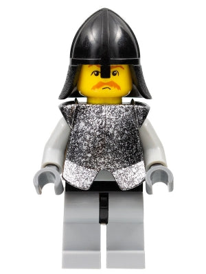 Preowned LEGO® Minifigure – Castle cas305 Breastplate Armor over Light Bluish Gray Black Ne