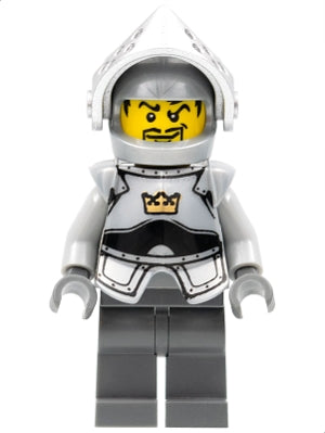 Preowned LEGO® Minifigure – Castle cas335 Fantasy Era Crown Knight Plain w/Breastplate Helm