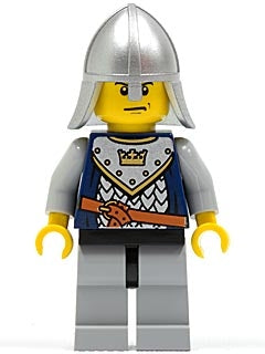 Preowned LEGO® Minifigure – Castle cas337 Fantasy Era Crown Knight Scale Mail w/Crown Helme