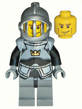 Preowned LEGO® Minifigure – Castle cas340 Fantasy Era Crown Knight Plain w/Breastplate Gril