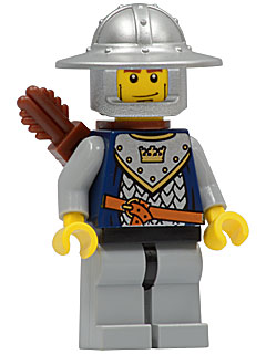 Preowned LEGO® Minifigure – Castle cas347 Fantasy Era Crown Knight Scale Mail w/Crown Helme