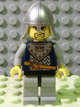 Preowned LEGO® Minifigure – Castle cas349 Fantasy Era Crown Knight Scale Mail w/Crown Helme