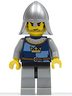Preowned LEGO® Minifigure – Castle cas366 Fantasy Era Crown Knight Quarters Helmet w/Neck P