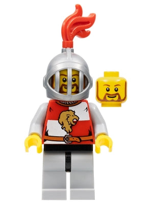 Preowned LEGO® Minifigure – Castle cas444 Kingdoms Lion Knight Quarters Helmet w/Fixed Gril