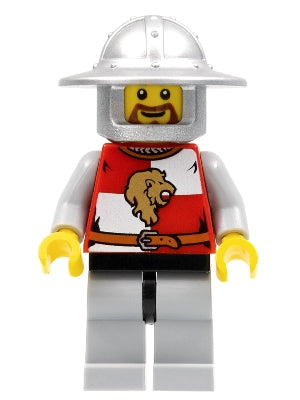 Preowned LEGO® Minifigure – Castle cas445 Kingdoms Lion Knight Quarters Helmet w/Broad Brim