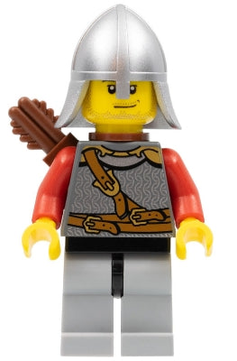 Preowned LEGO® Minifigure – Castle cas451 Kingdoms Lion Knight Scale Mail w/Chest Strap