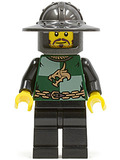 Preowned LEGO® Minifigure – Castle cas456 Kingdoms Dragon Knight Quarters Helmet w/Broad Br