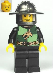 Preowned LEGO® Minifigure – Castle cas465 Kingdoms Dragon Knight Quarters Helmet w/Broad Br