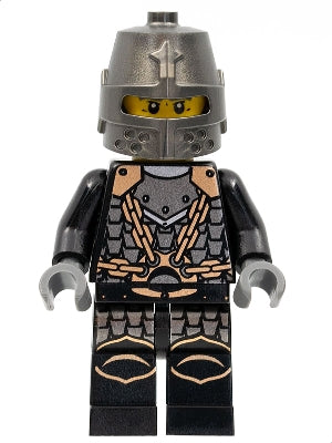 Preowned LEGO® Minifigure – Castle cas468 Kingdoms Dragon Knight Scale Mail w/Chains Helmet