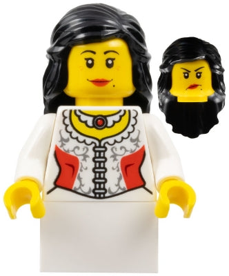 Preowned LEGO® Minifigure – Castle cas477 Kingdoms Princess Black Hair