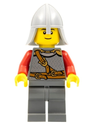 Preowned LEGO® Minifigure – Castle cas478a Kingdoms Lion Knight Scale Mail w/Chest Strap an
