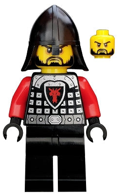 Preowned LEGO® Minifigure – Castle cas525 Castle Dragon Knight Scale Mail w/Dragon Shield a