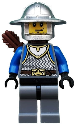 Preowned LEGO® Minifigure – Castle cas531 Castle Kings Knight Scale Mail Crown Belt Helmet