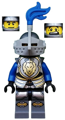 Preowned LEGO® Minifigure – Castle cas535 Castle Kings Knight Armor w/Lion Head w/Crown Hel