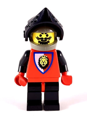 Preowned LEGO® Minifigure – Castle cas551 Royal Knights Dark Gray Helmet w/Black Visor Lion