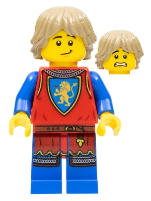 Preowned LEGO® Minifigure – Castle cas560 Lion Knight Male Dark Tan Hair