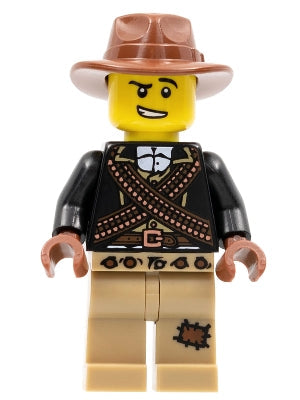 Preowned LEGO® Minifigure – Minifigures col264 Warrior Male w/Bandoliers Dark Tan Legs w/Pa