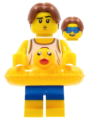 Preowned LEGO® Minifigure – Minifigures col338 Beach Party Dude