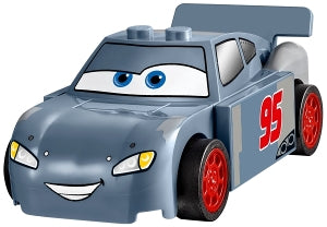 Preowned LEGO® Minifigure – Cars crs014 Lightning McQueen Sand Blue