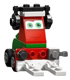 Preowned LEGO® Minifigure – Cars crs086 Pit Crew Helper Green w/Clip