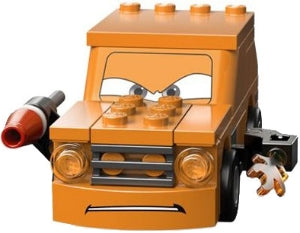 Preowned LEGO® Minifigure – Cars crs101 Grem Orange