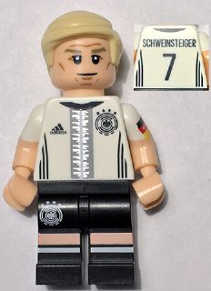 Preowned LEGO® Minifigure – Deutscher Fussball Bund dfb007 Bastian Schweinsteiger Deutscher