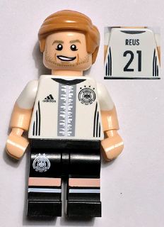 Preowned LEGO® Minifigure – Deutscher Fussball Bund dfb013 Marco Reus Deutscher Fussball-Bu