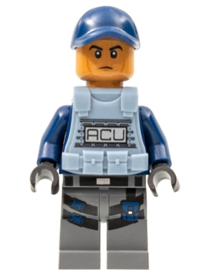 Preowned LEGO® Minifigure – Dimensions dim004 ACU Trooper Vest Cap Male Medium Nougat Head