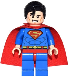 Preowned LEGO® Minifigure – Dimensions dim019 Superman Red Eyes on Reverse Shiny Starched C