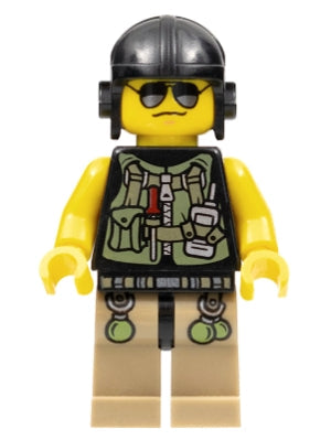 Preowned LEGO® Minifigure – Dino dino004 Hero Utility Vest
