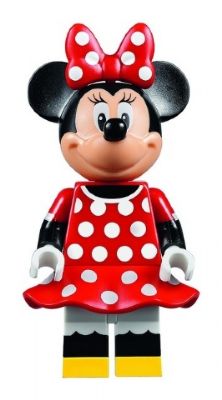 Preowned LEGO® Minifigure – Disney dis020 Minnie Mouse Red Polka Dot Dress