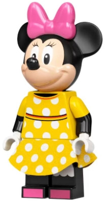 Preowned LEGO® Minifigure – Disney dis056 Minnie Mouse Yellow Polka Dot Dress