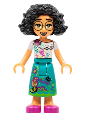 Preowned LEGO® Minifigure – Disney dis063 Mirabel Madrigal Dark Green Glasses