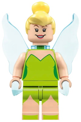 Preowned LEGO® Minifigure – Disney dis086 Tinker Bell Minifigure Trans-Light Blue Butterfly