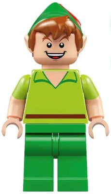 Preowned LEGO® Minifigure – Disney dis087 Peter Pan Minifigure Bright Green Legs