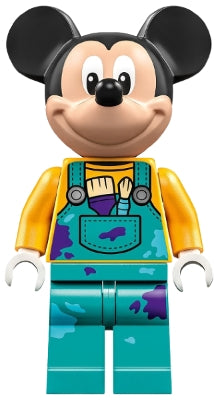Preowned LEGO® Minifigure – Disney dis115 Mickey Mouse Dark Turquoise Overalls