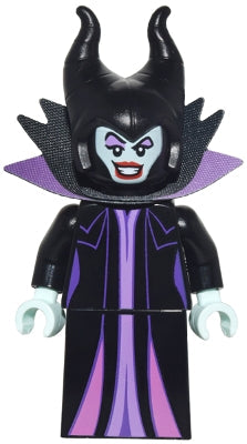 Preowned LEGO® Minifigure – Disney dis127 Maleficent Minifigure Black and Medium Lavender C