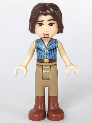 Preowned LEGO® Minifigure – Disney dp007 Flynn Rider Mini Doll Sand Blue Vest
