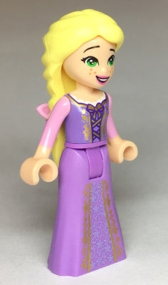 Preowned LEGO® Minifigure – Disney dp061 Rapunzel Mini Doll Bright Pink Flower