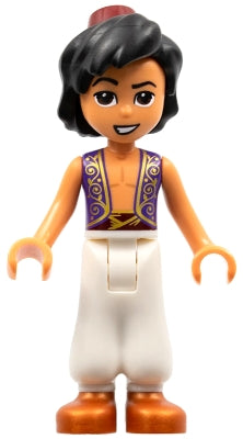 Preowned LEGO® Minifigure – Disney dp067 Aladdin Gold Filigree on Vest and Belt