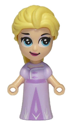 Preowned LEGO® Minifigure – Disney dp083 Elsa Micro Doll Lavender Dress