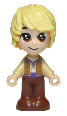Preowned LEGO® Minifigure – Disney dp085 Kristoff Micro Doll Tan Shirt Reddish Brown Pants