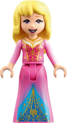 Preowned LEGO® Minifigure – Disney dp105 Aurora Blue and Gold Filigree Dress