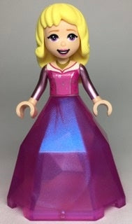 Preowned LEGO® Minifigure – Disney dp144 Aurora Diamond Dress Container Bottom