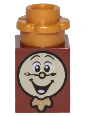 Preowned LEGO® Minifigure – Disney dp156 Cogsworth (1 x 1 Brick w/Plate Round 1 x 1 w/Flowe