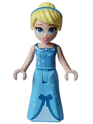 Preowned LEGO® Minifigure – Disney dp173 Cinderella Dress w/Sparkles and Bow Bright Light B